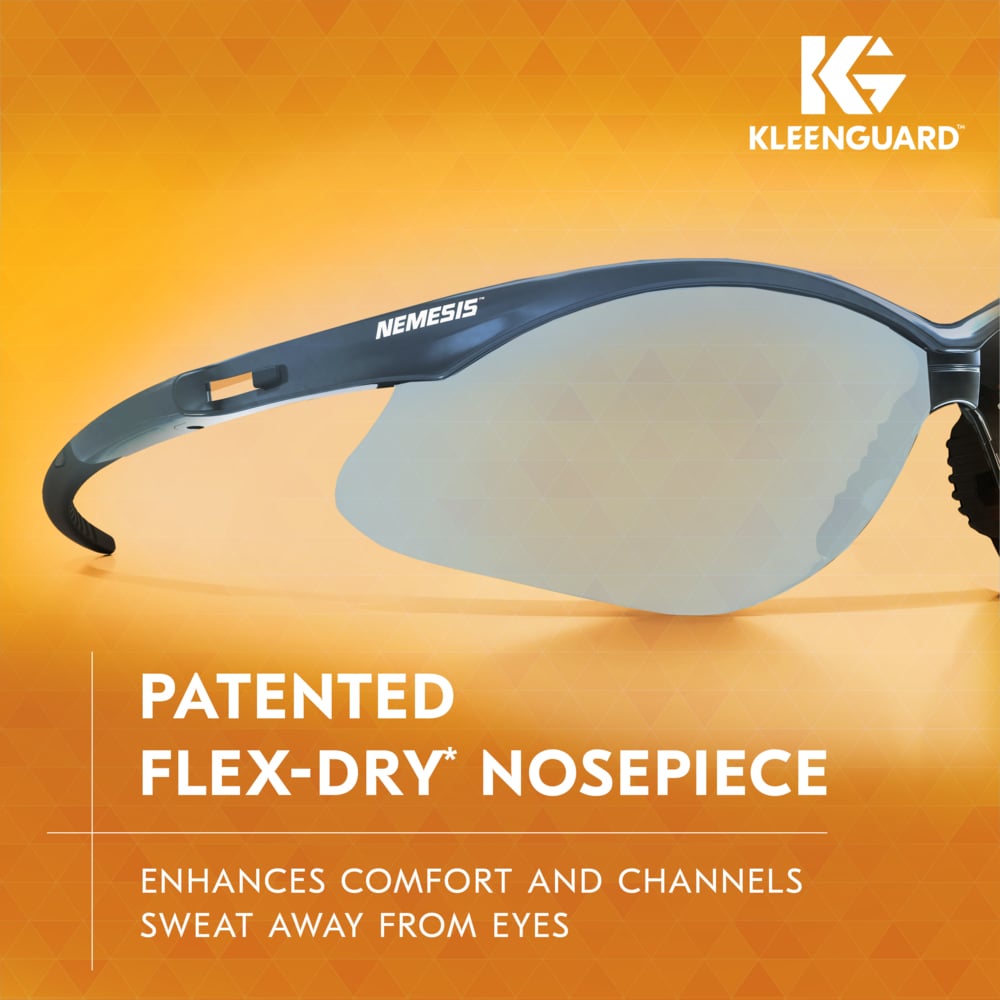 KleenGuard Nemesis Safety Glasses with Light Blue Lens