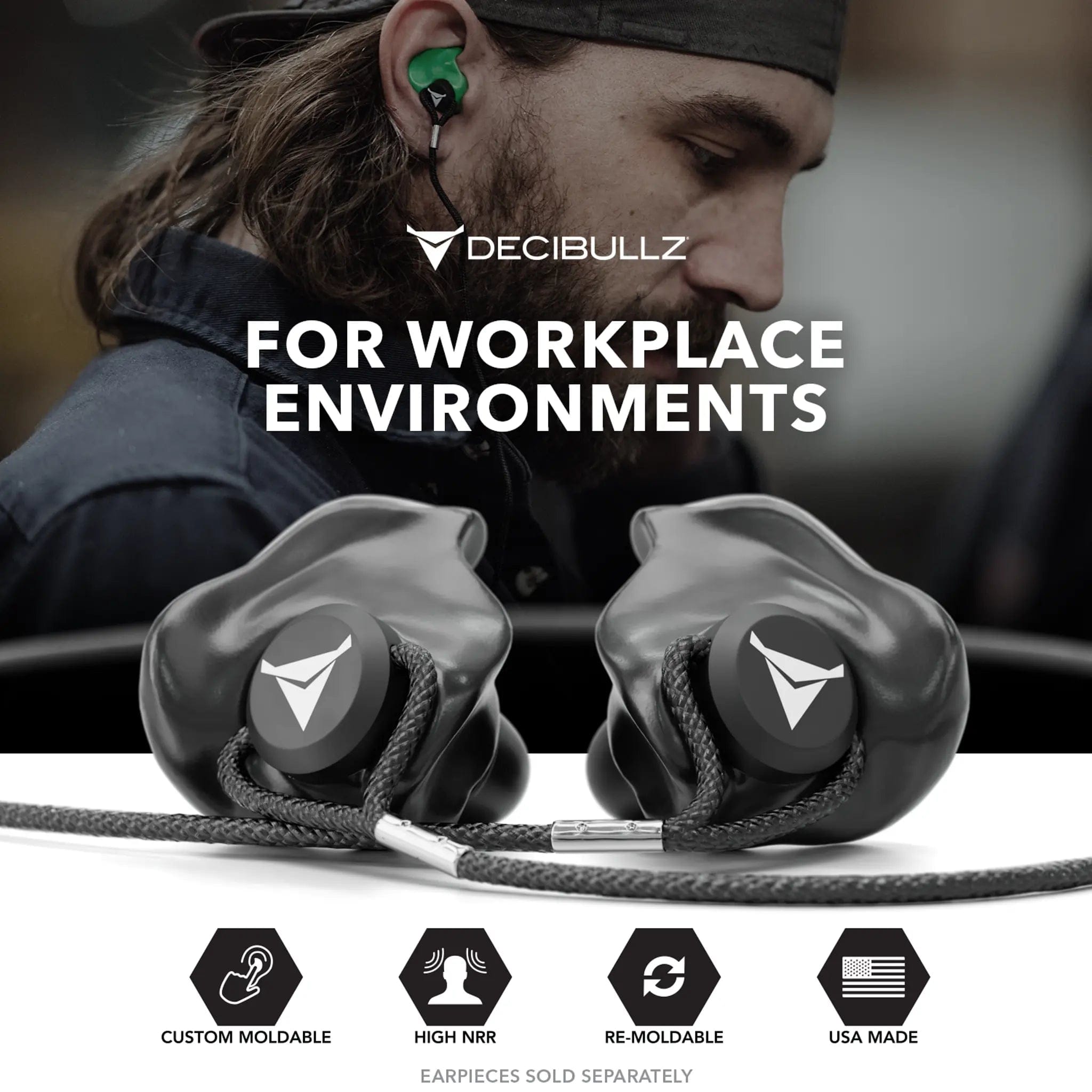 Decibullz Custom Molded Earplug Lanyard