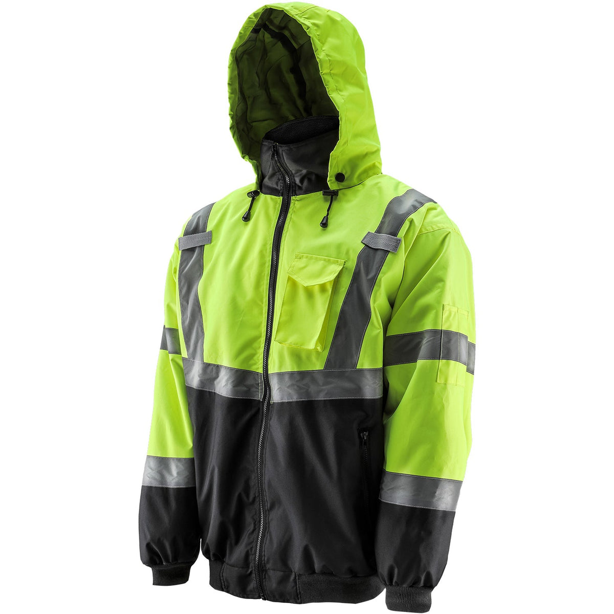 Lift Safety Hi-Viz Yellow Bomber Jacket