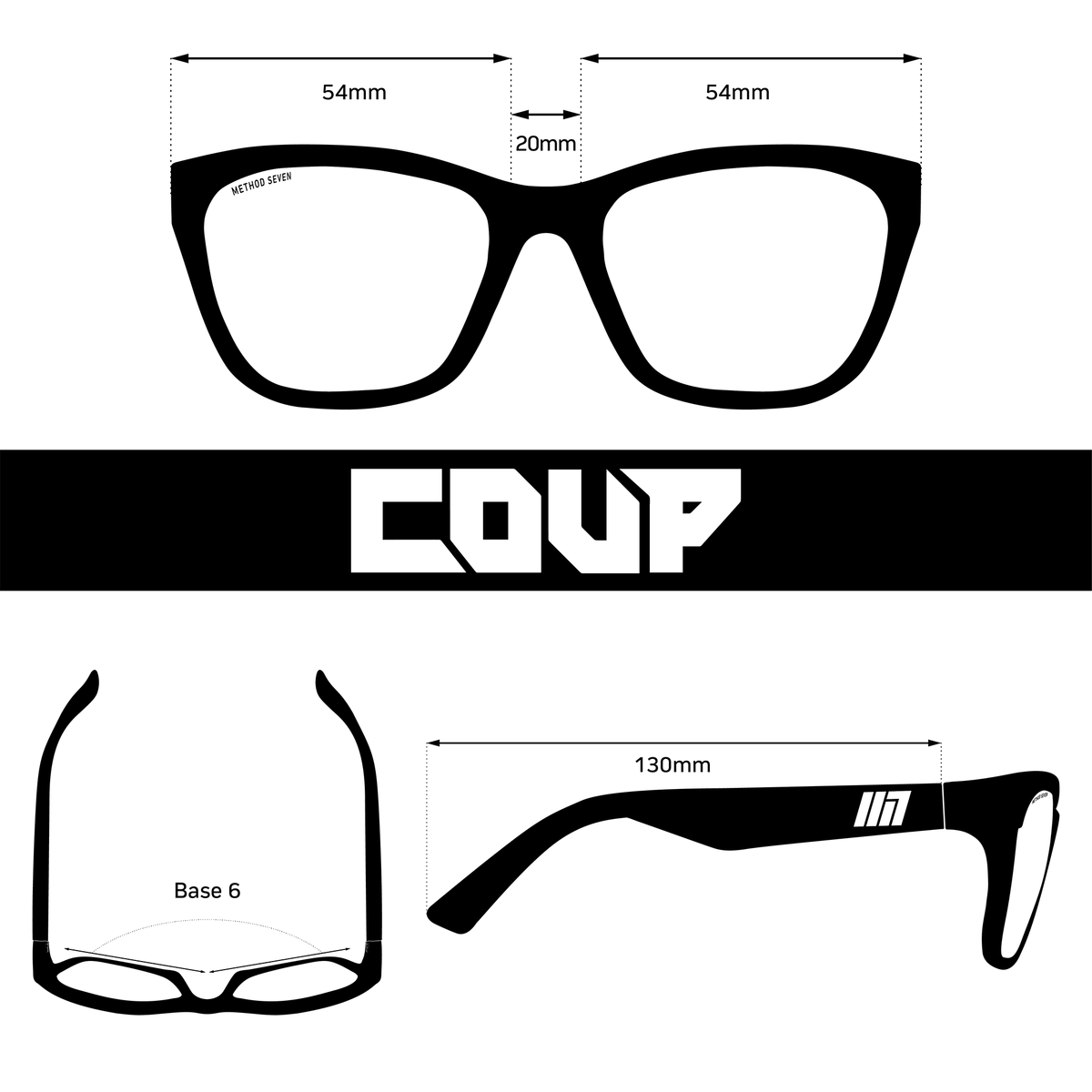 Method Seven Coup HPS Transition Grow Room Glasses