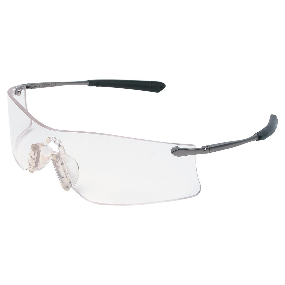 MCR Safety T4110AF Rubicon T4 Safety Glasses with Clear Anti-Fog Lens