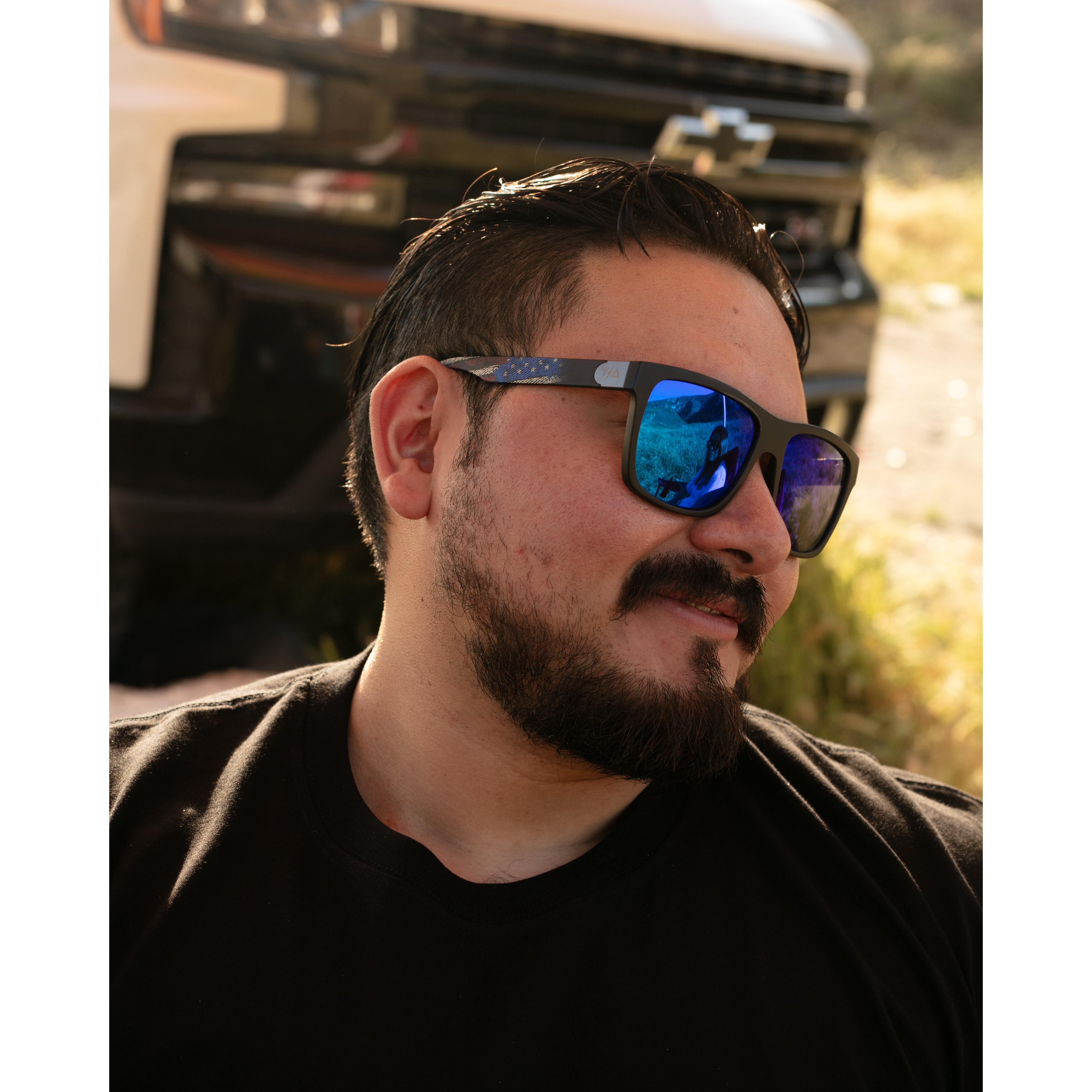 Wye Delta Z87 Madhook 2.0 LR: Patriots Polarized Safety Glasses