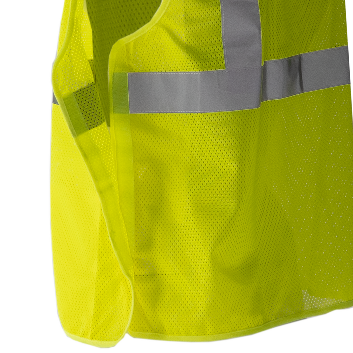 Jorestech Hi-Vis Yellow Mesh Tearaway Safety Vest with 2” Reflective Strips and Pocket