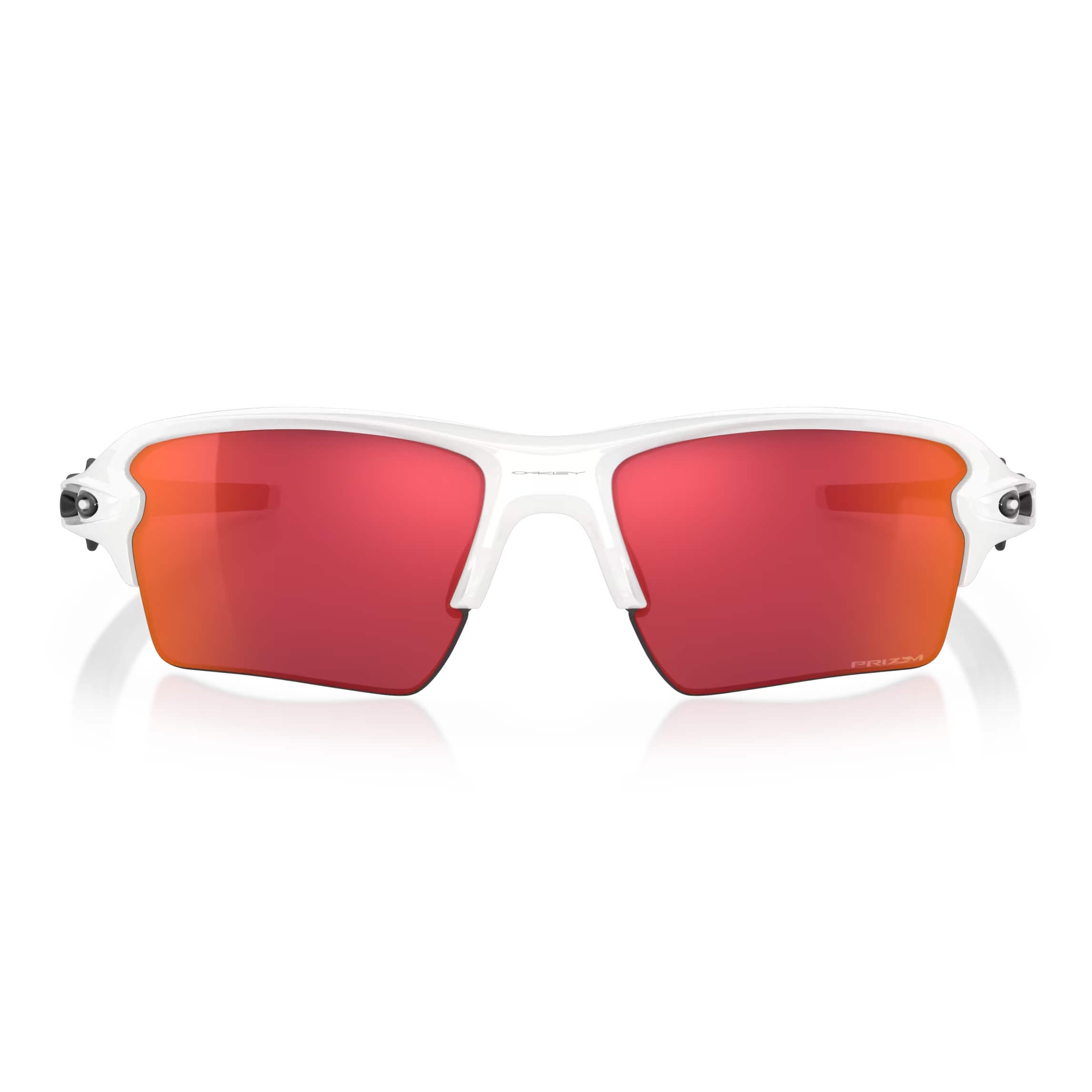 Oakley Flak Jacket 2.0 XL Sunglasses with Polished White Frame and