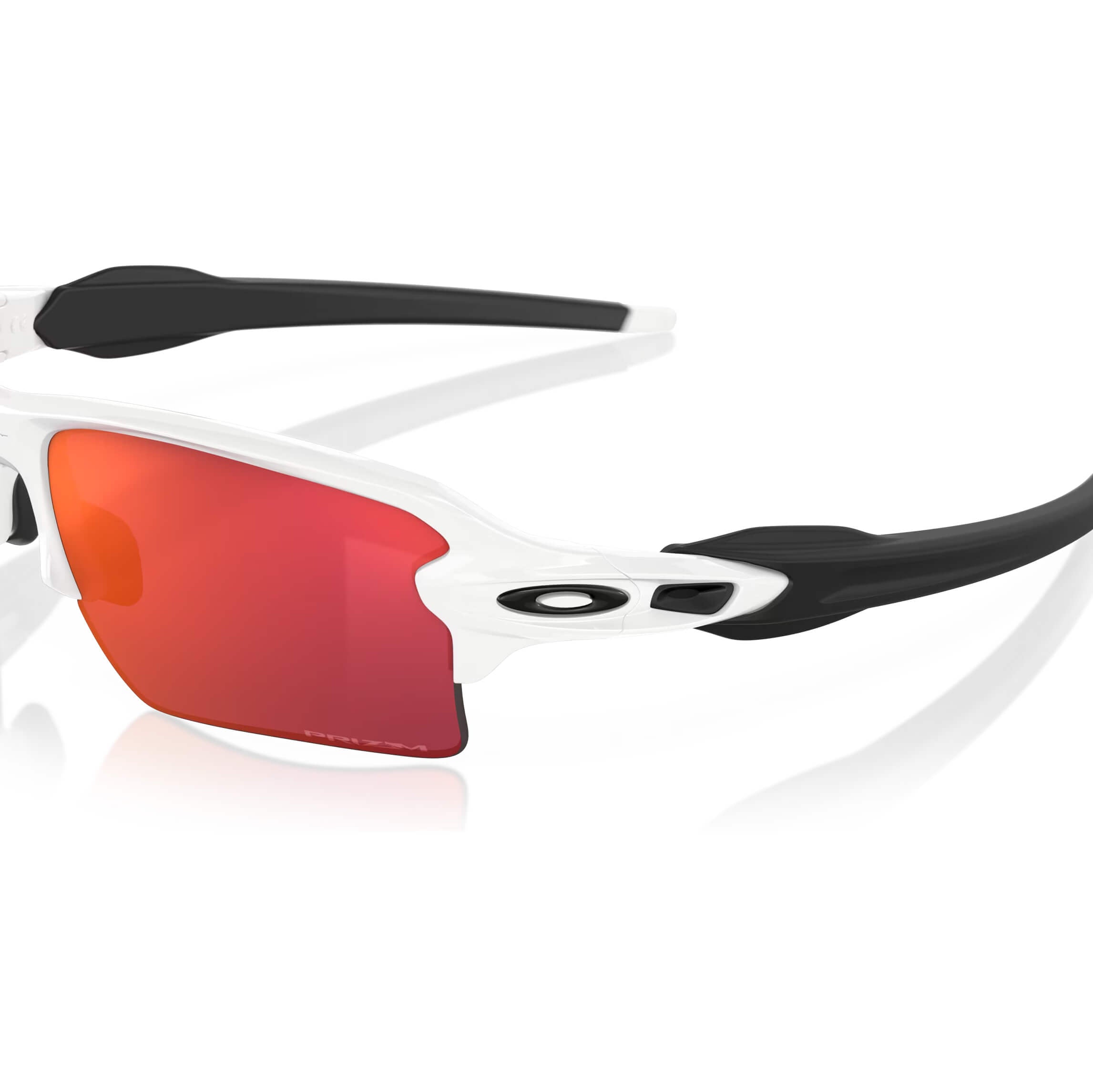 Oakley Flak Jacket 2.0 XL Sunglasses Polished White Frame with Prizm Baseball Outfield Lens-Safety Glasses USA