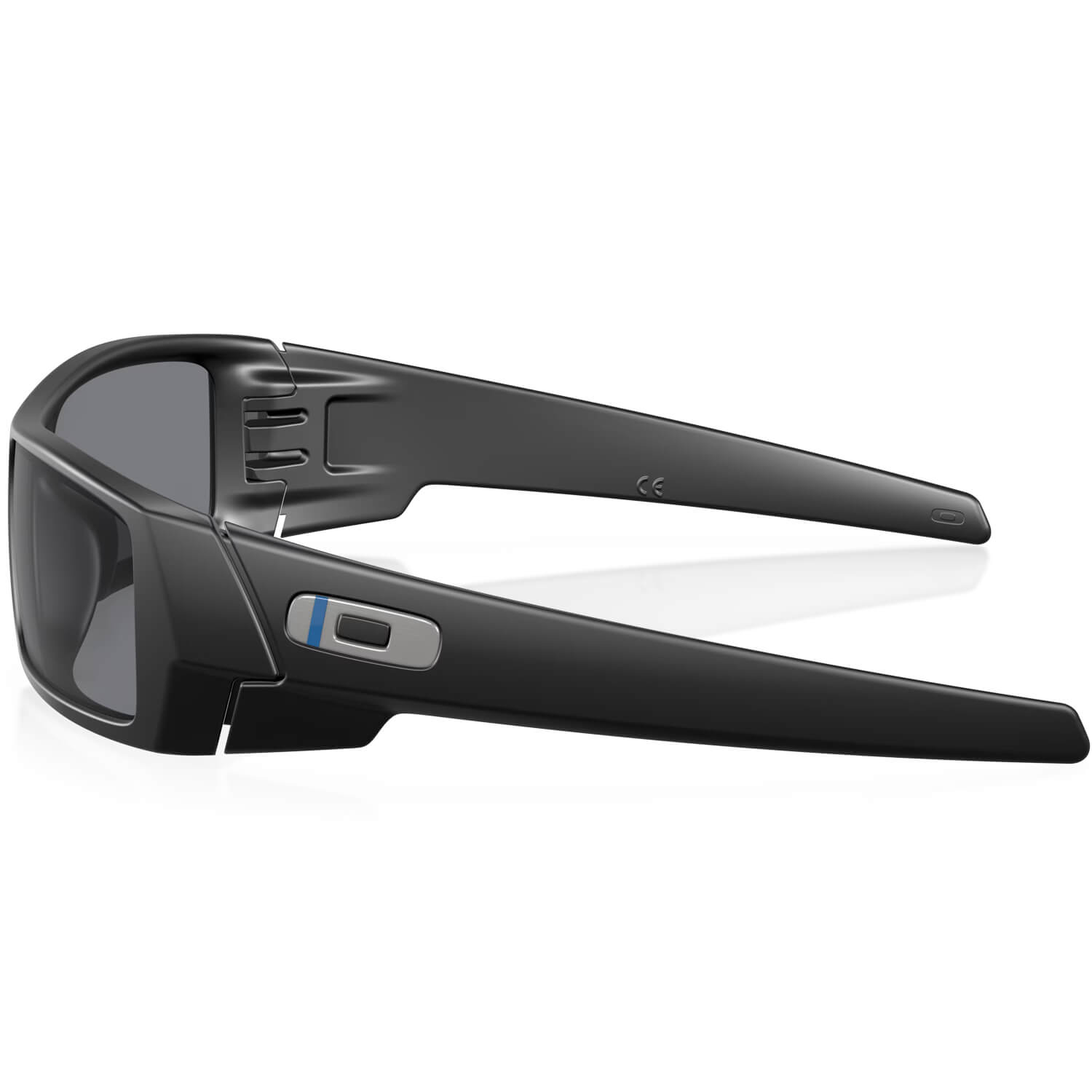 Oakley SI Thin Blue Line Gascan Sunglasses Matte Black with Grey Lenses-Safety Glasses USA