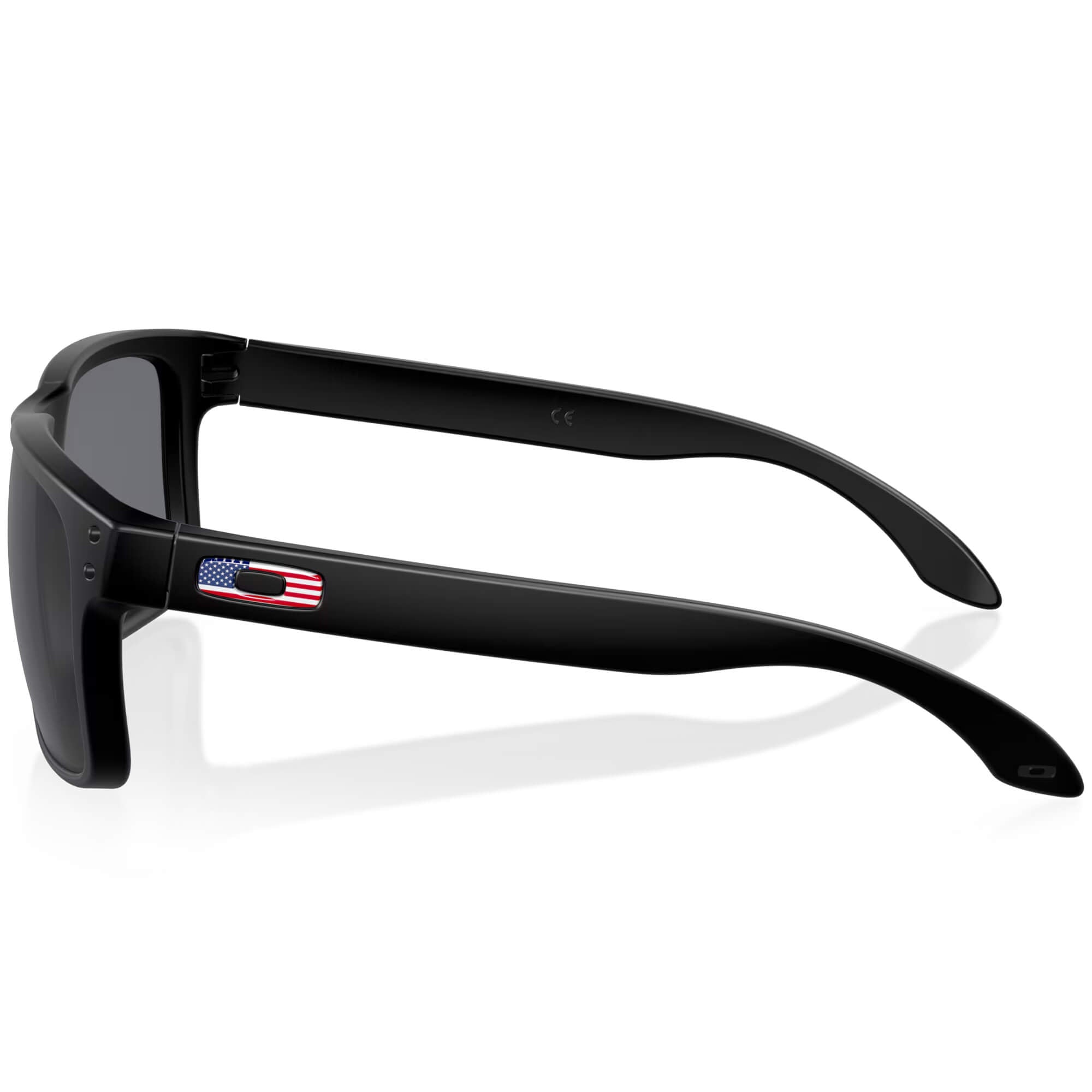 Oakley SI Holbrook USA Flag Sunglasses Matte Black with Gray Lenses
