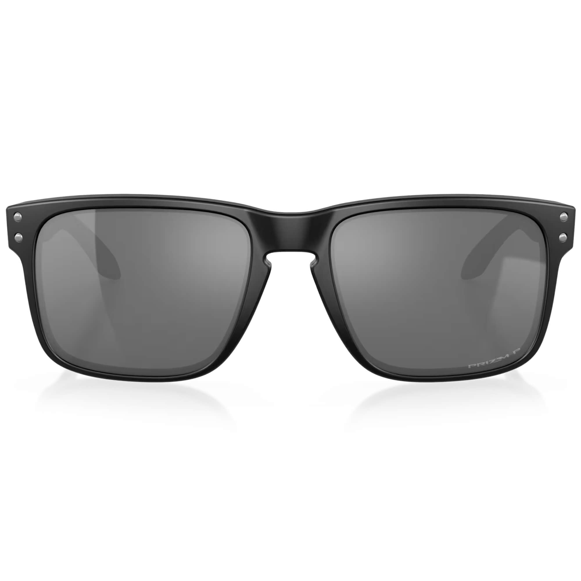 Oakley SI Holbrook Thin Red Line Sunglasses Matte Black with Polarized