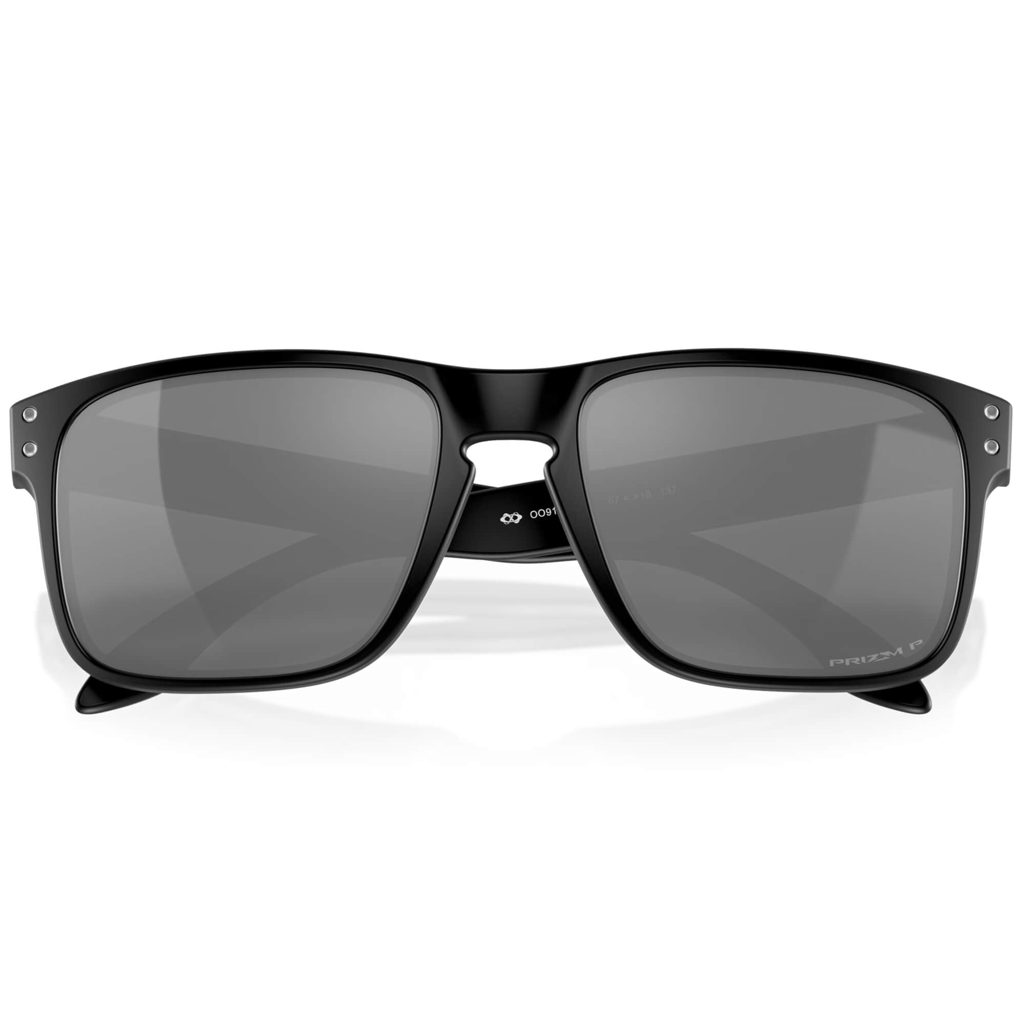 Oakley SI Holbrook Thin Red Line Sunglasses Matte Black with Polarized