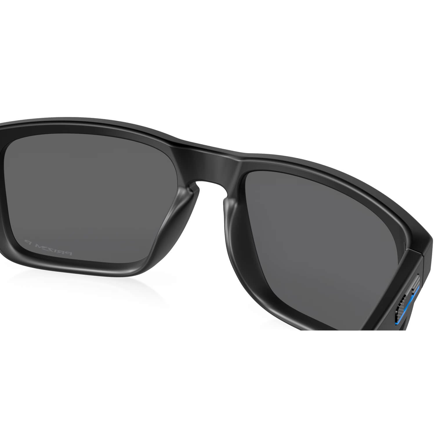 Oakley SI Holbrook Thin Blue Line Sunglasses Matte Black with Polarize