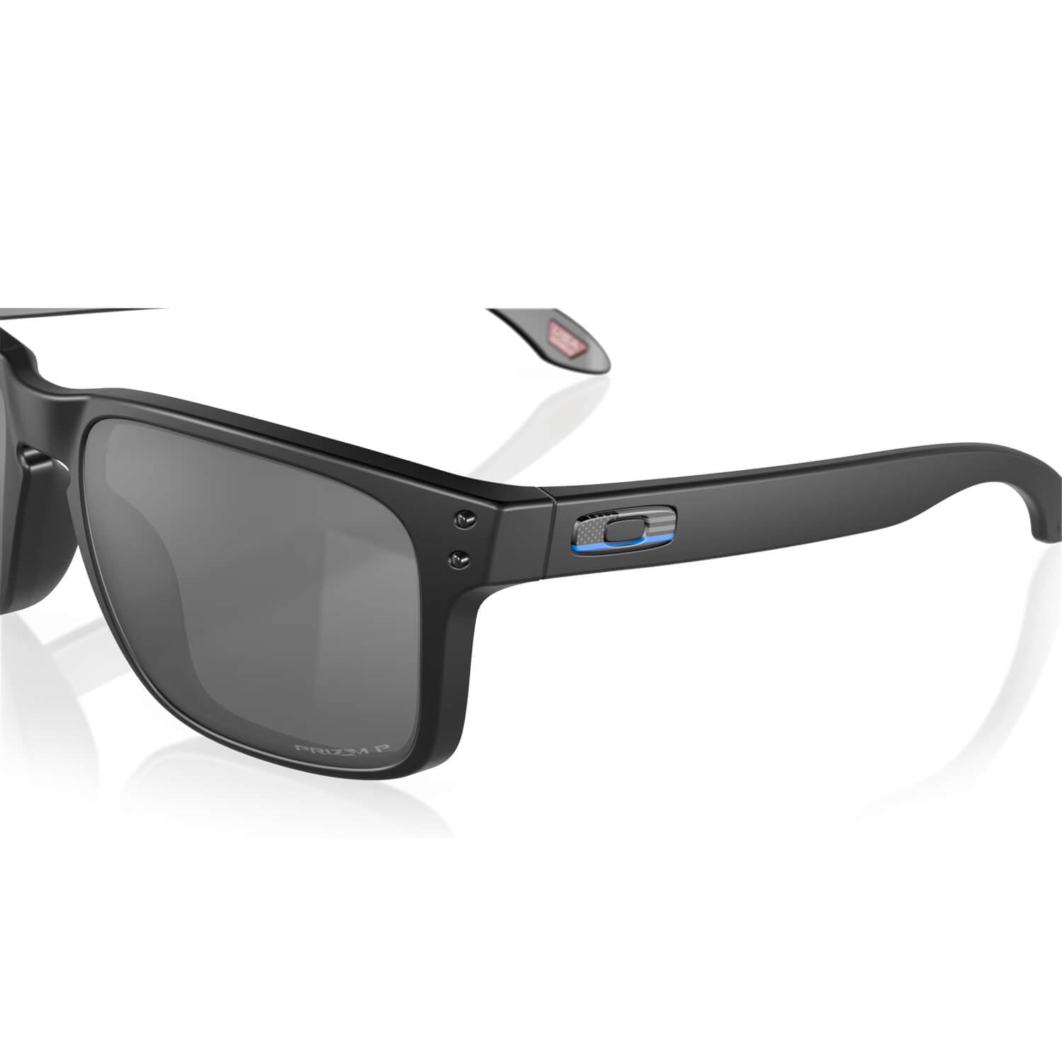 Oakley SI Holbrook Thin Blue Line Sunglasses Matte Black with Polarized Prizm Black Lenses-Safety Glasses USA-7