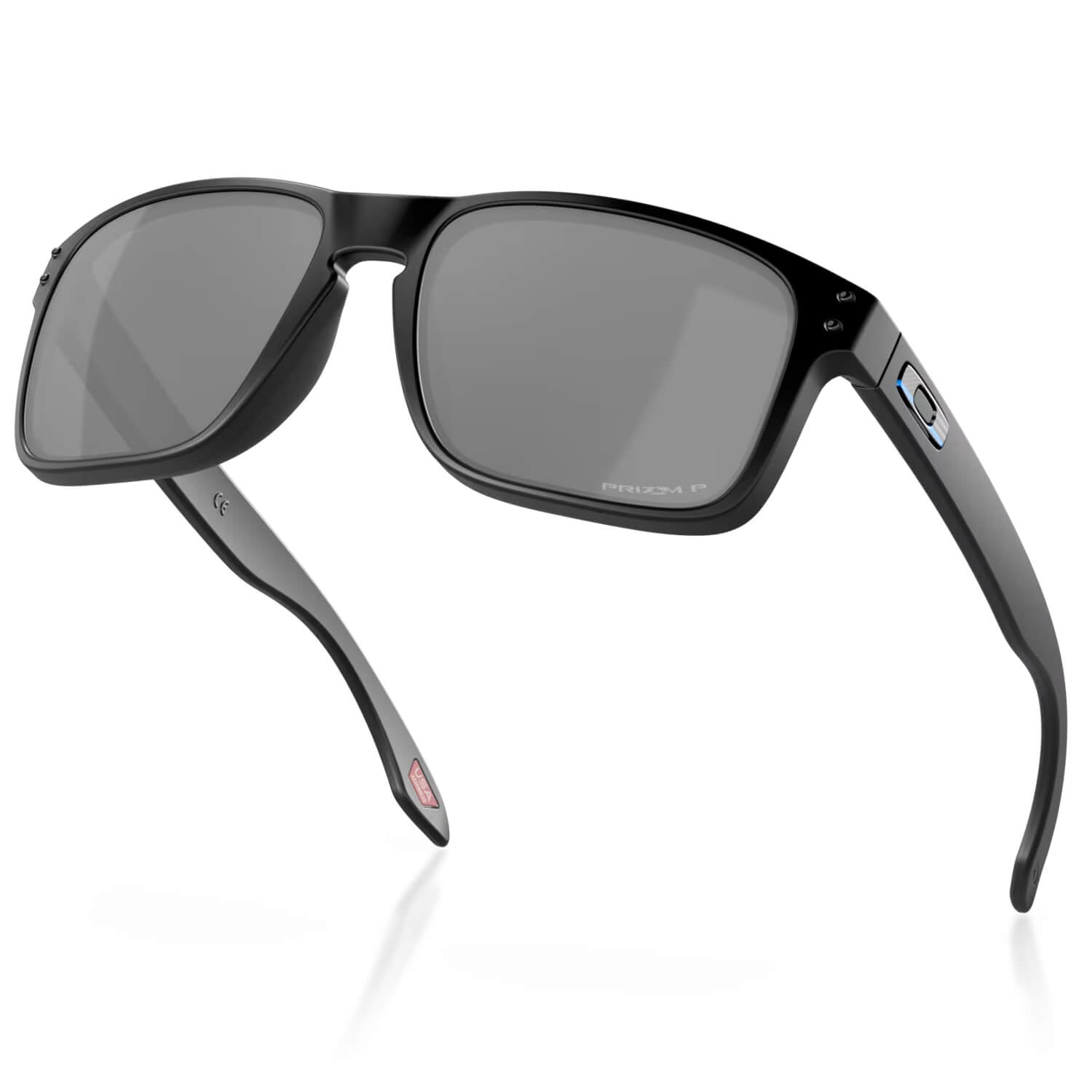Oakley SI Holbrook Thin Blue Line Sunglasses Matte Black with Polarize