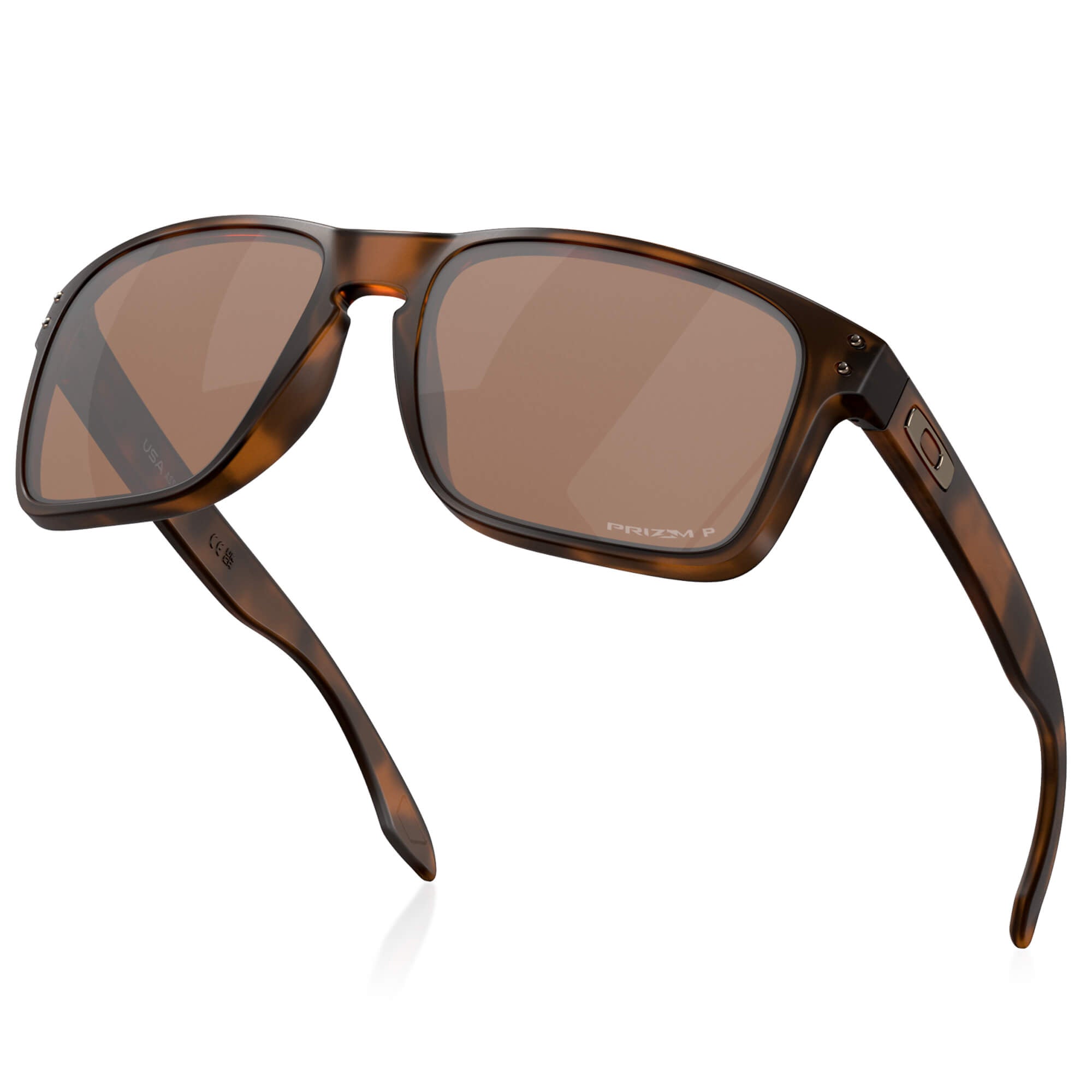 Oakley SI Holbrook XL Sunglasses Matte Tortoise with Polarized Prizm Tungsten Lenses-Safety Glasses USA-4