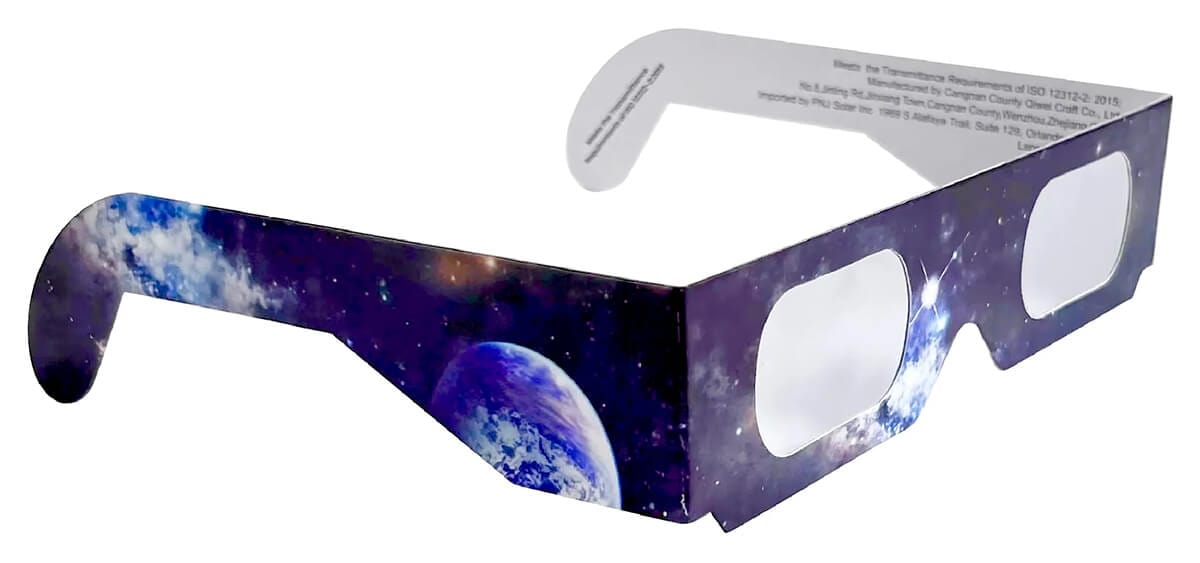 PNJ Eclipse Glasses ISO Certified Solar Eclipse Glasses - Galaxy