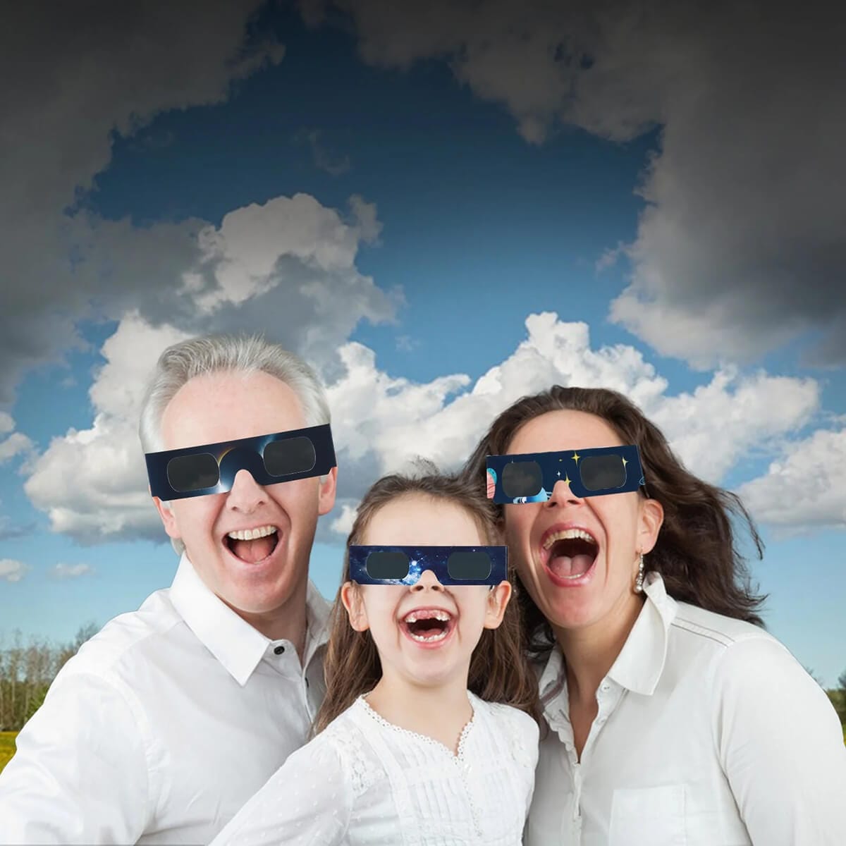 PNJ Eclipse Glasses ISO Certified Solar Eclipse Glasses - Eclipse