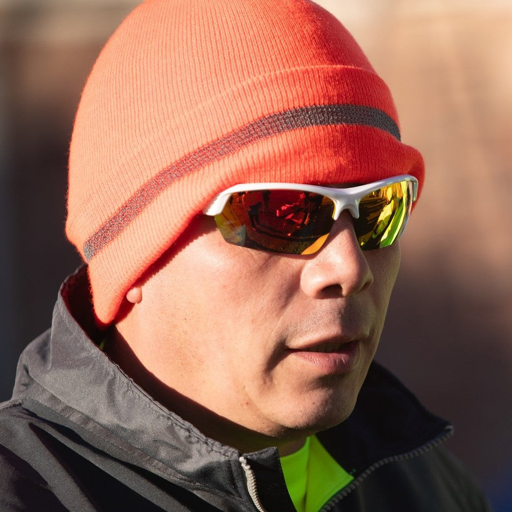 Pyramex RH1 Hi-Vis Reflective Knit Beanie - Safety Glasses USA