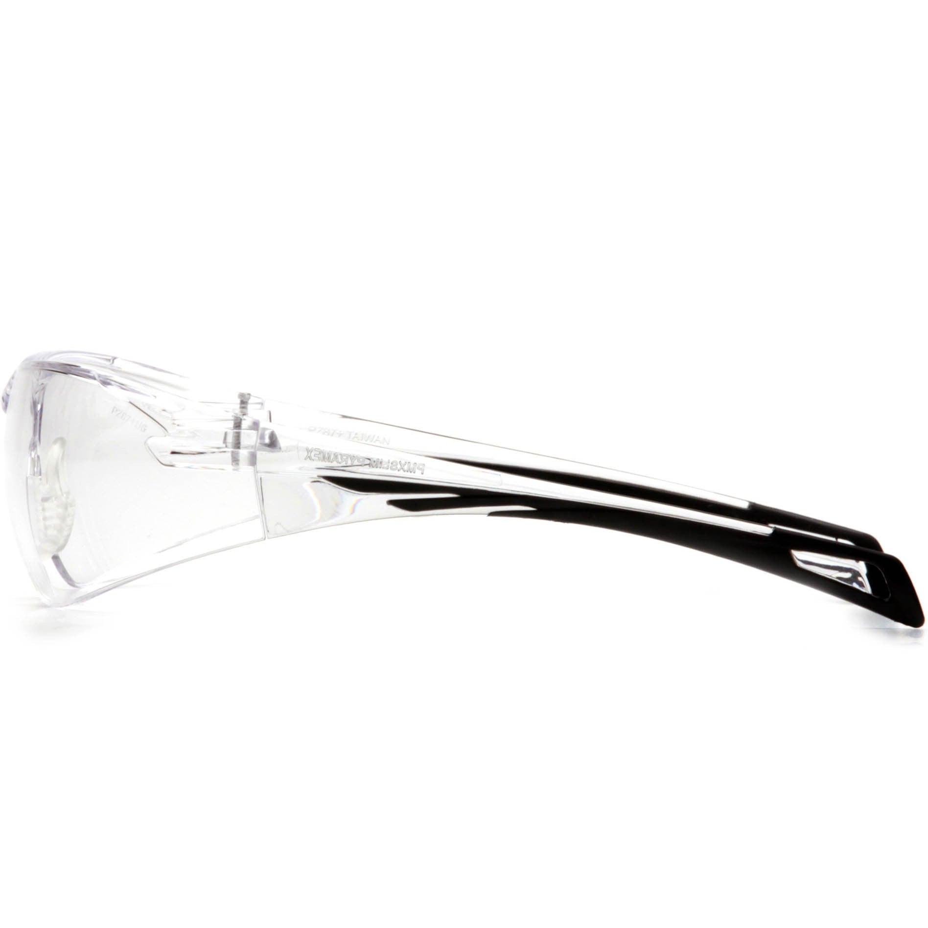 Pyramex SB7110S PMXSLIM Safety Glasses Black Temples Clear Lens Left Temple View