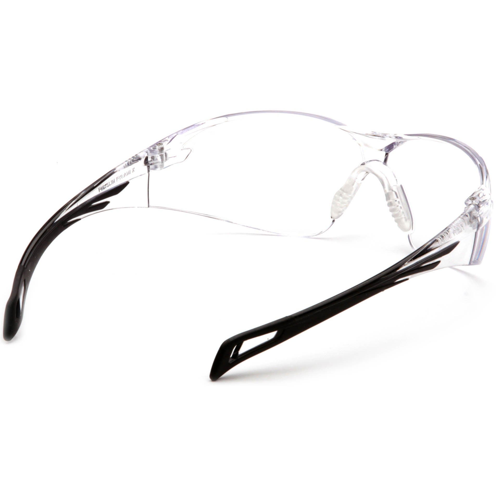 Pyramex SB7110S PMXSLIM Safety Glasses Black Temples Clear Lens Nosepiece View