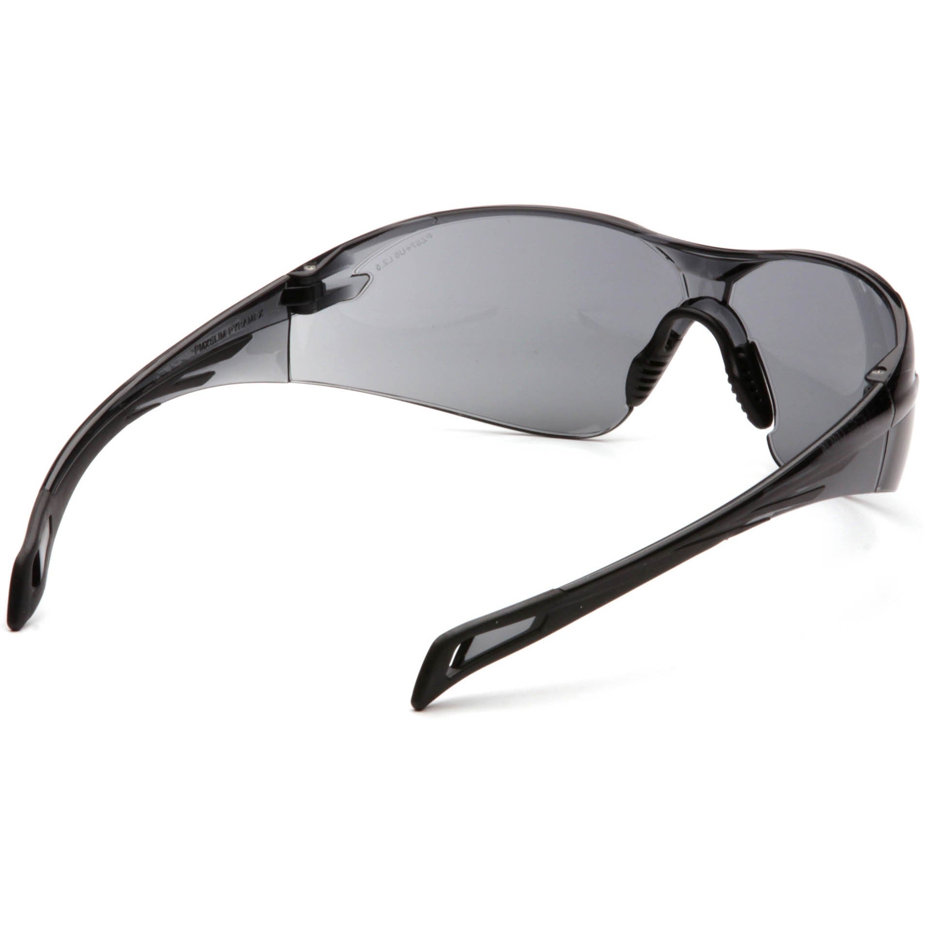 Pyramex SB7120ST PMXSLIM Safety Glasses Black Temples Gray H2X Anti-Fog Lens Nosepiece View