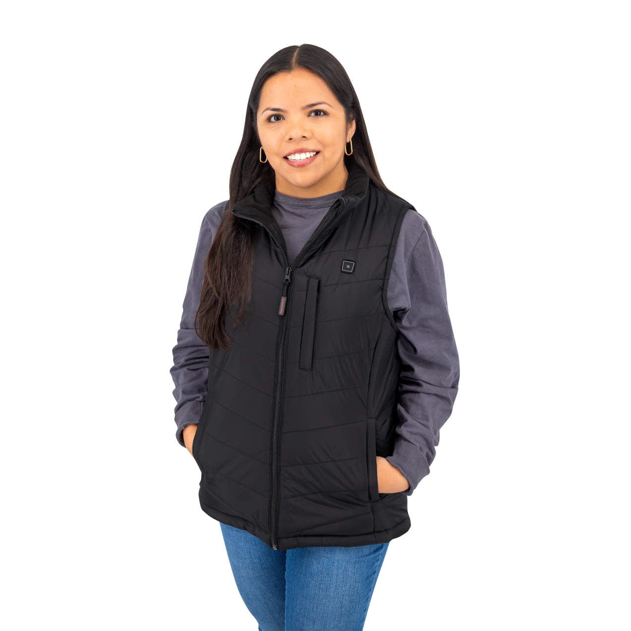 Radians RHG-V201B Heated Women's Puffer Vest