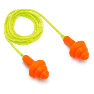Pyramex RP3001 Reusable Corded Earplugs NRR-25 (50-Pr Box)