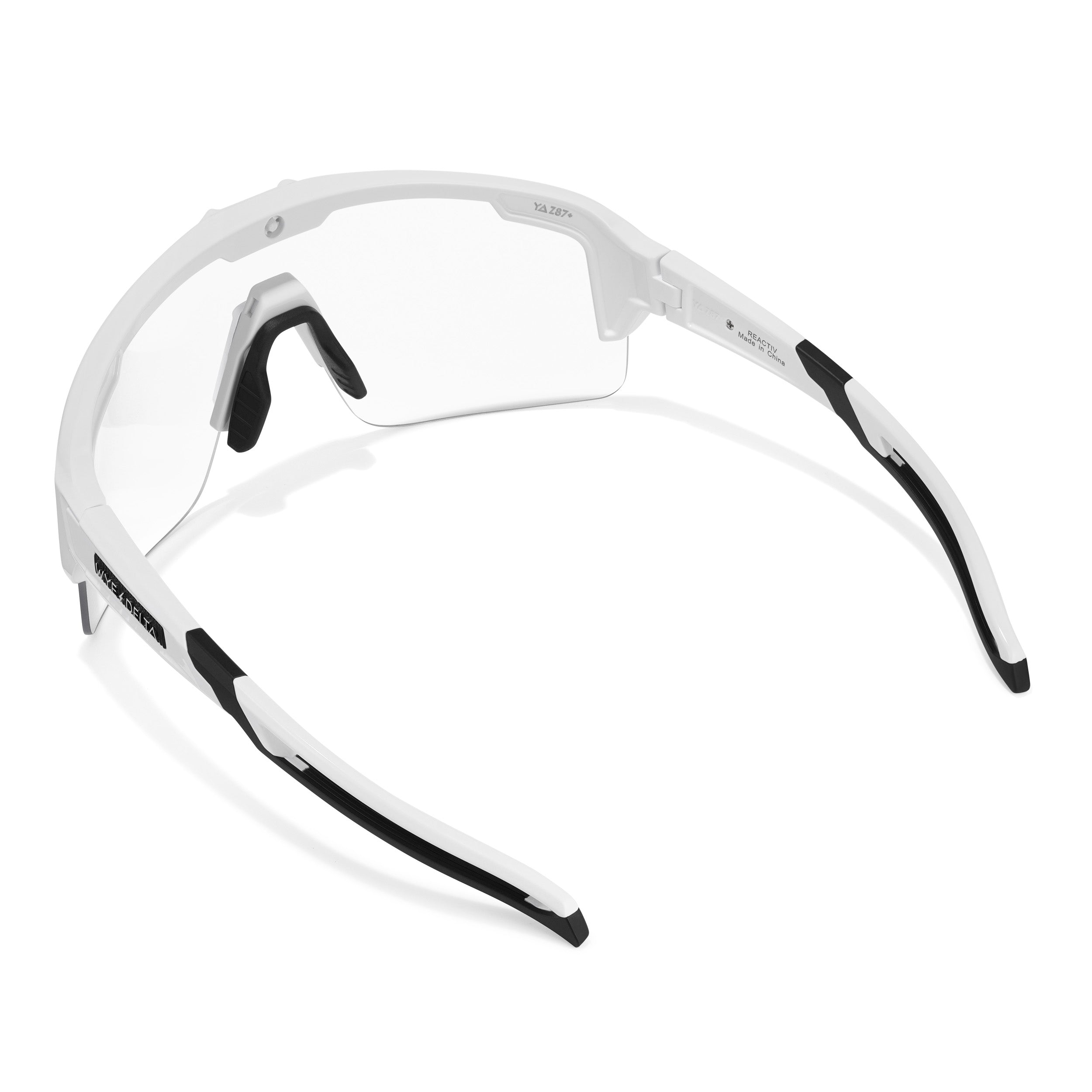 Wye Delta Z87+ REACTIV Safety Glasses White Clear-Safety Glasses USA-4