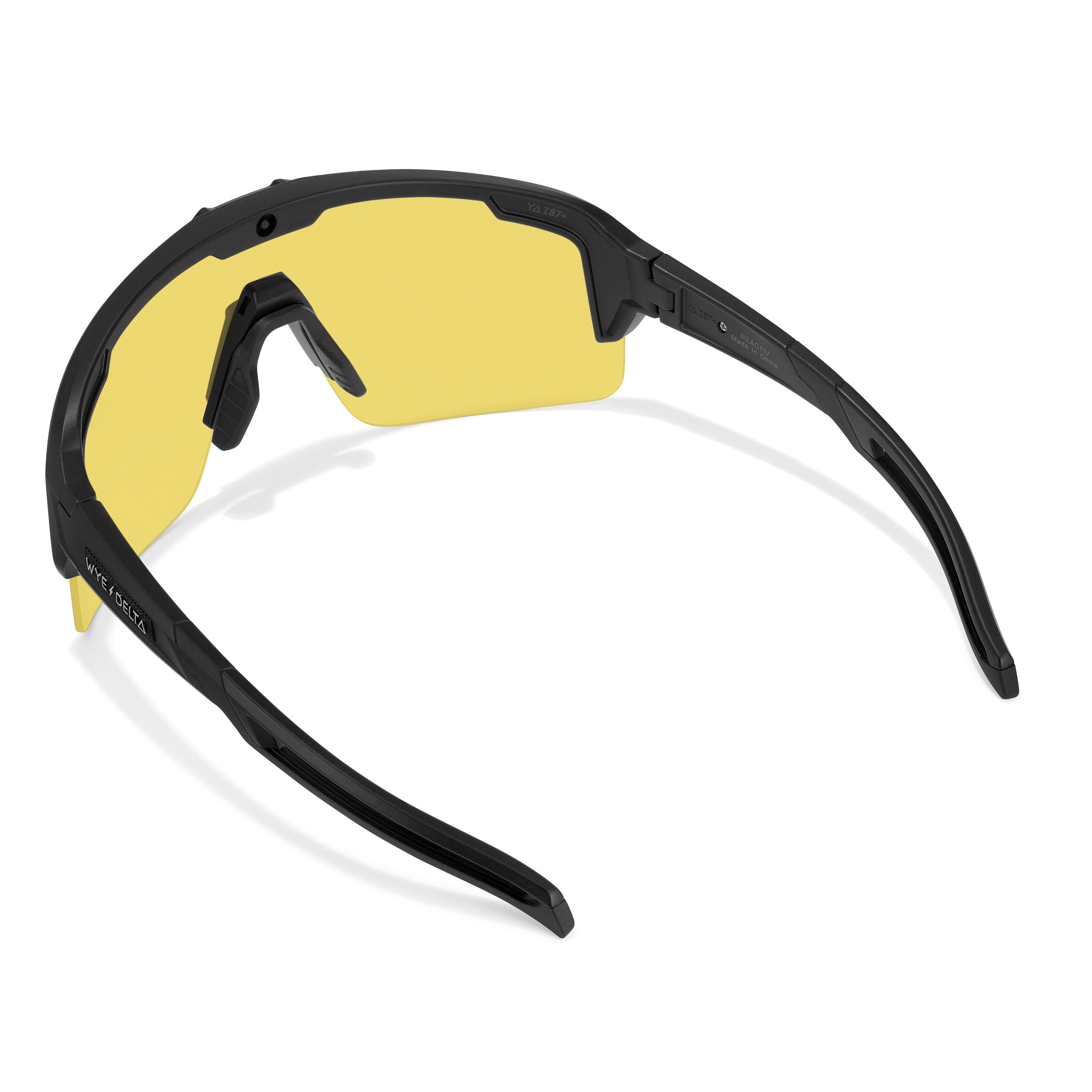 Wye Delta Z87+ REACTIV Amber Clear Safety Glasses