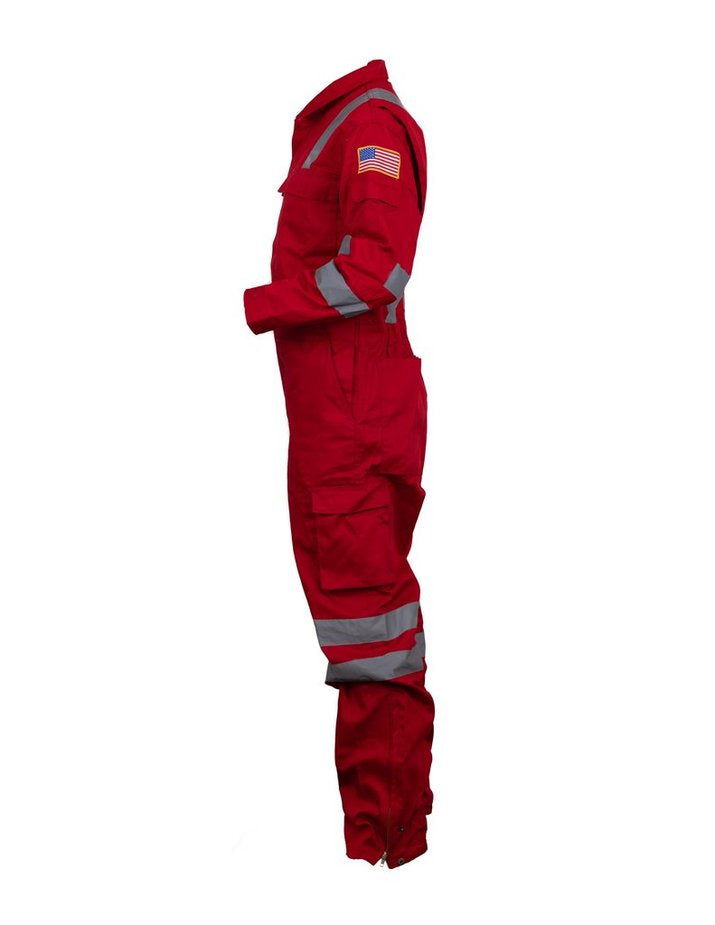 Just In Trend Premium High-Visibility Coveralls with Leg Zipper