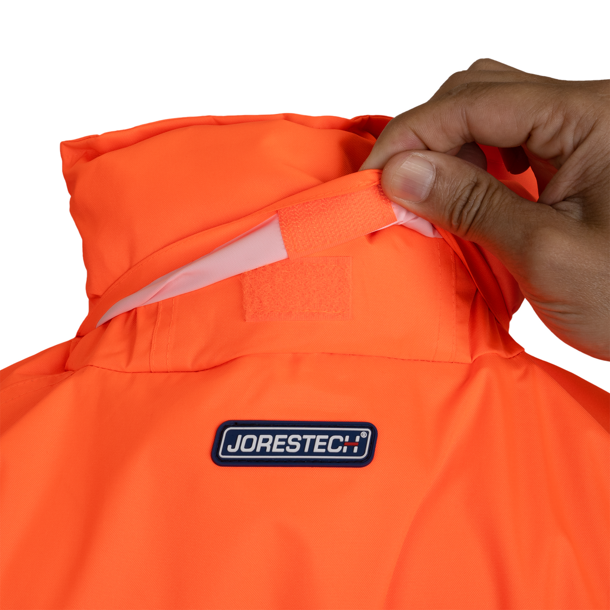 Jorestech Hi-Vis Yellow/Black Rain Jacket with 2" Reflective Strips