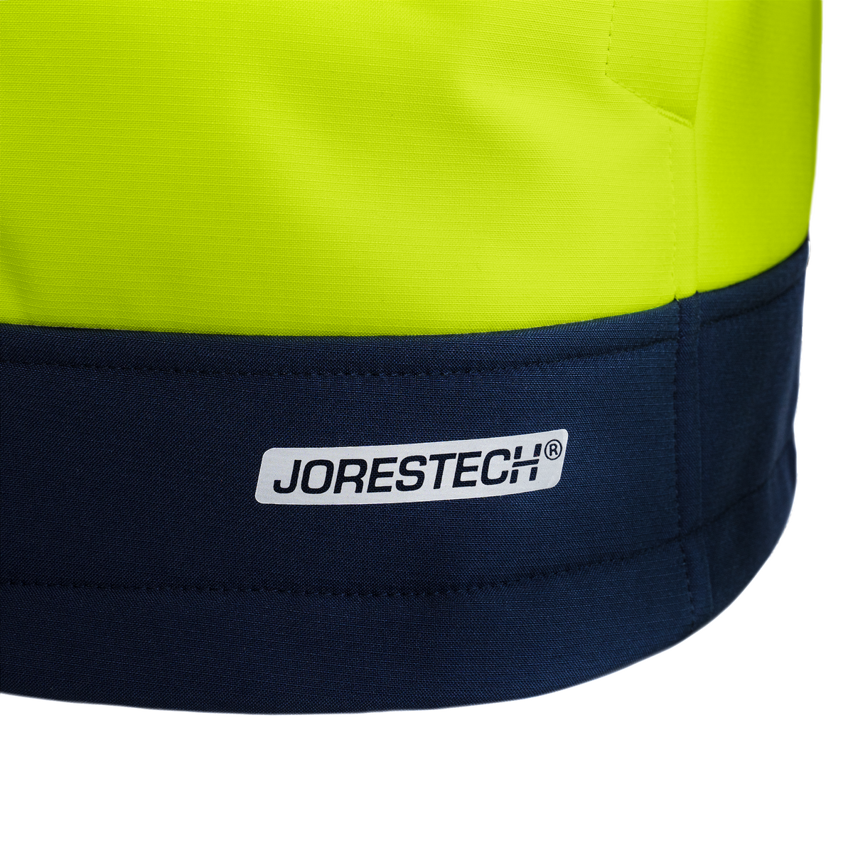 Jorestech Hi-Vis Softshell Water-Repellent Fleece-Lined Safety Jacket with Reflective Strips