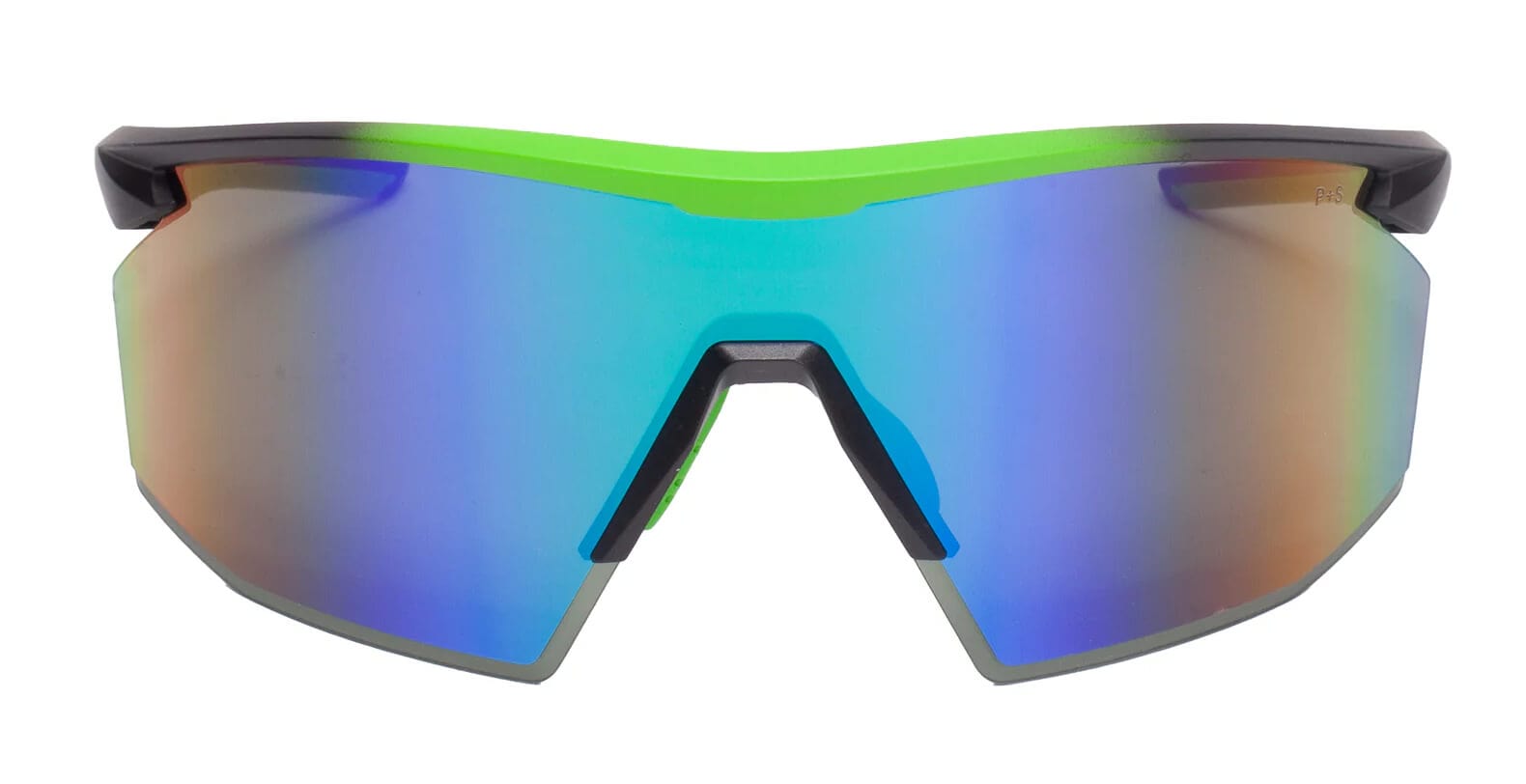 Pyramex PMXSpec Safety Glasses with Matte Black-Green Frame and Green Mirror Anti-Fog Lens