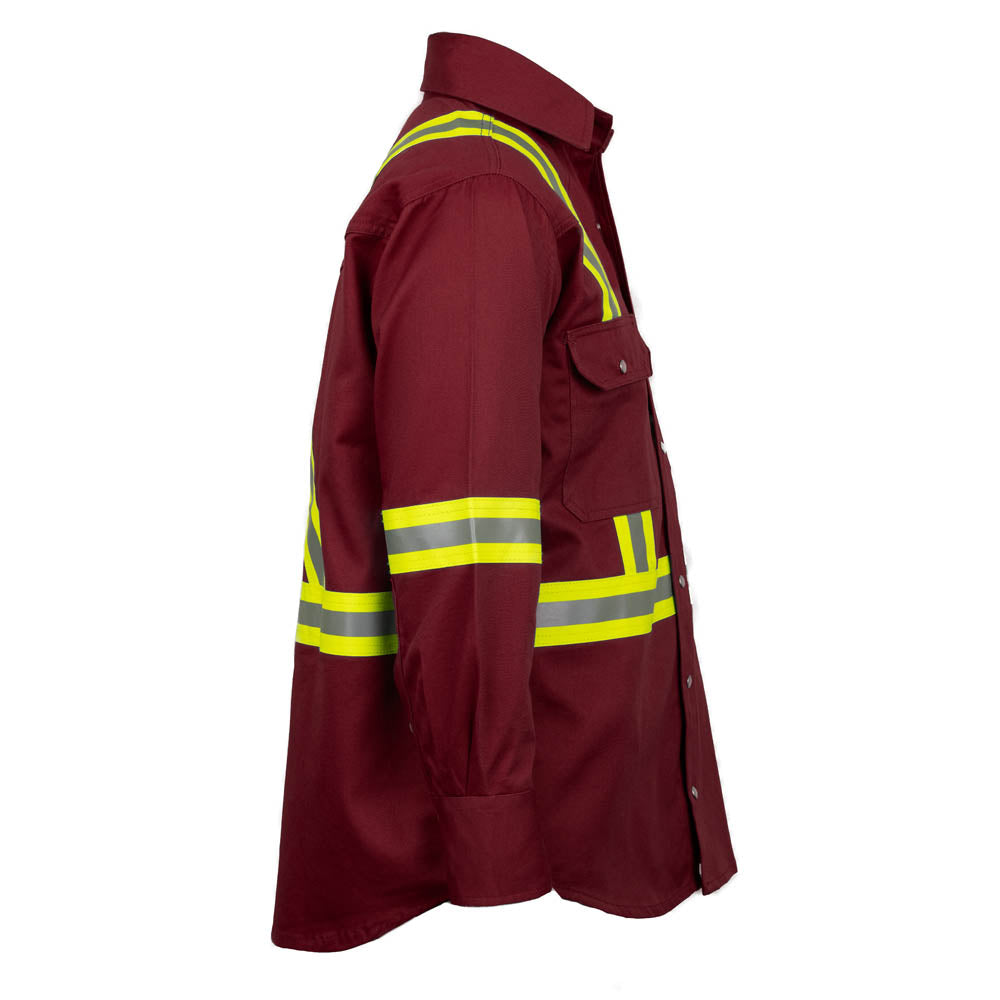 Just In Trend Flame Resistant High Visibility Shirt 100% Cotton