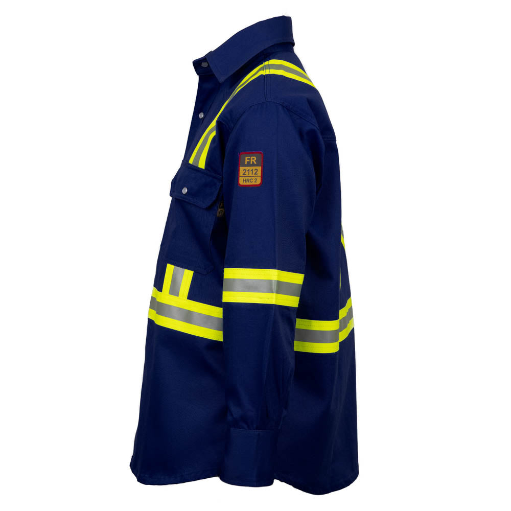 Just In Trend Flame Resistant High Visibility Shirt 100% Cotton