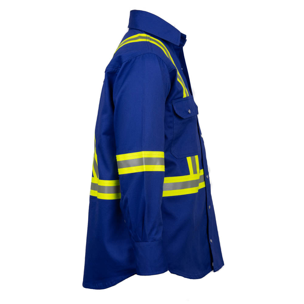 Just In Trend Flame Resistant High Visibility Shirt 100% Cotton
