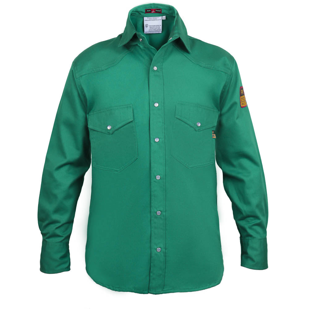 Just In Trend Flame-Resistant Welding Shirt - 100% Cotton