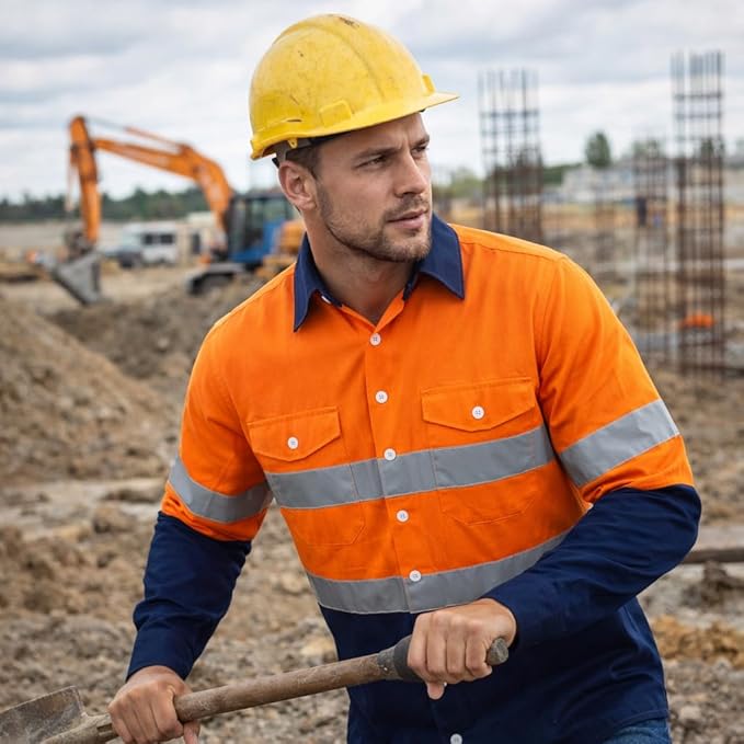 Just In Trend Hi-Vis Reflective Safety Shirt