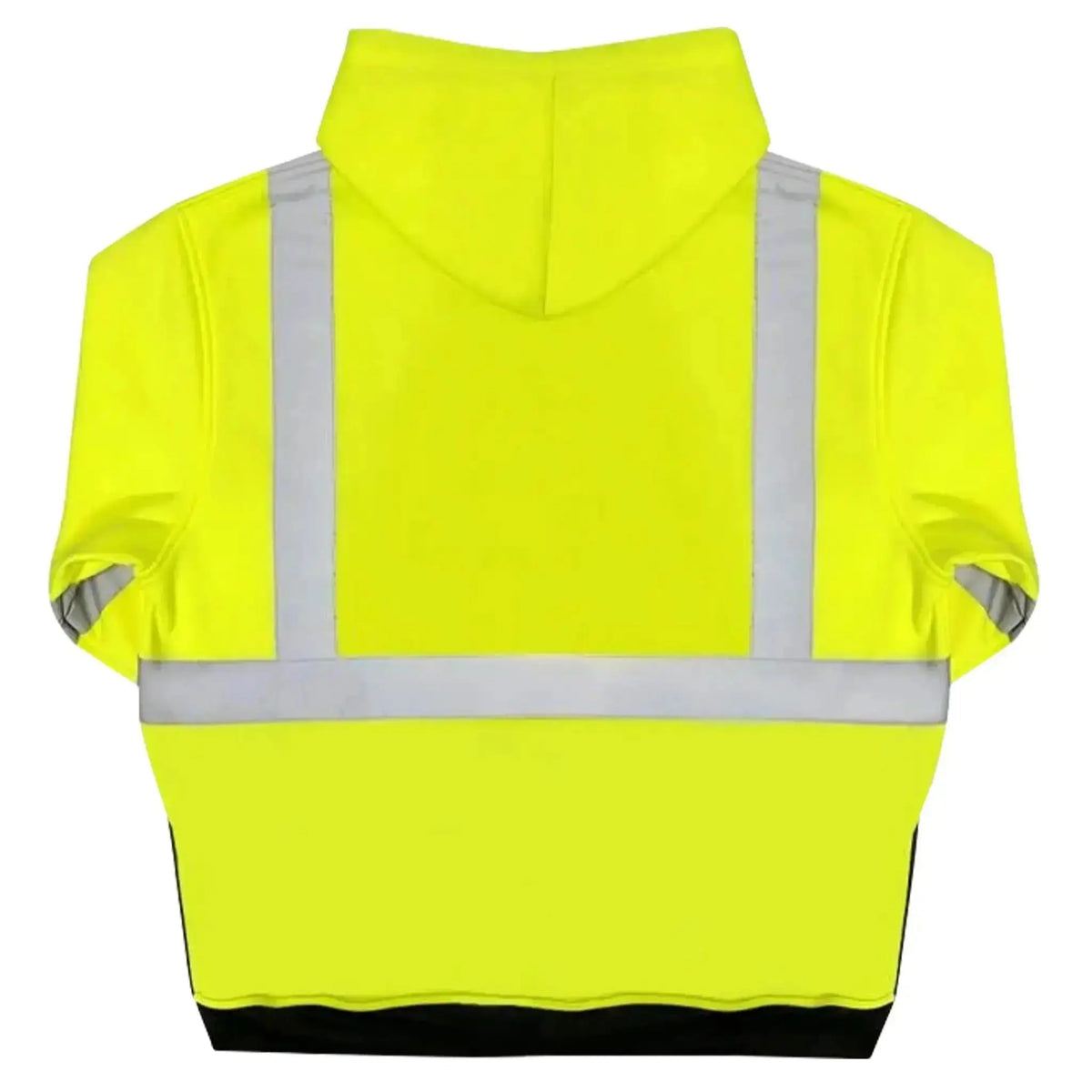 Safety Main 05LWJYB Lightweight Hoodie, Class 3, Hi-Vis Yellow with Black Bottom, Pack of 3