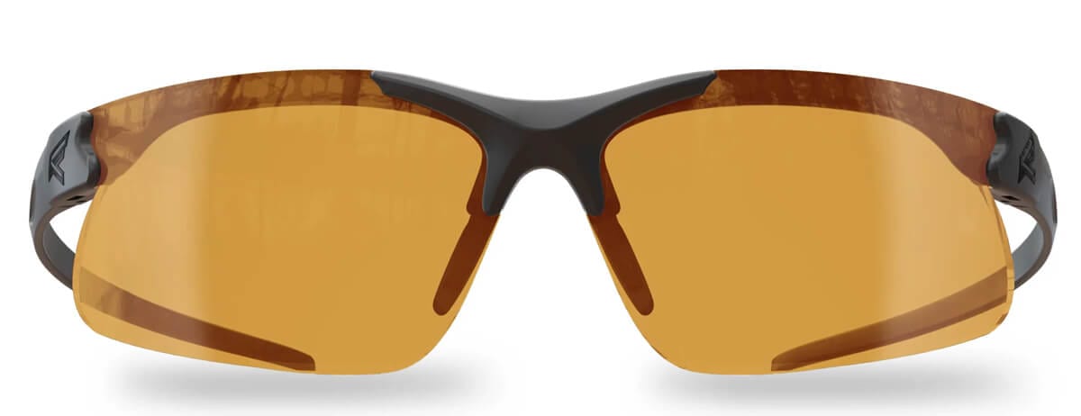 Edge Tactical Eyewear Sharp Edge with Soft-Touch Thin Temple and Tiger's Eye Vapor Shield Lens