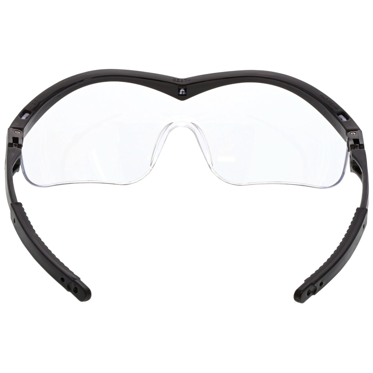 MCR Safety Storm Safety Glasses with Black Frame and Clear Lens