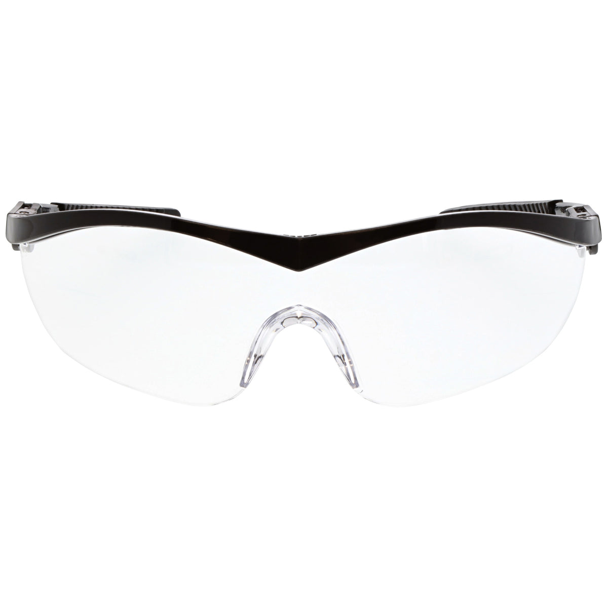 MCR Safety Storm Safety Glasses with Black Frame and Clear Lens