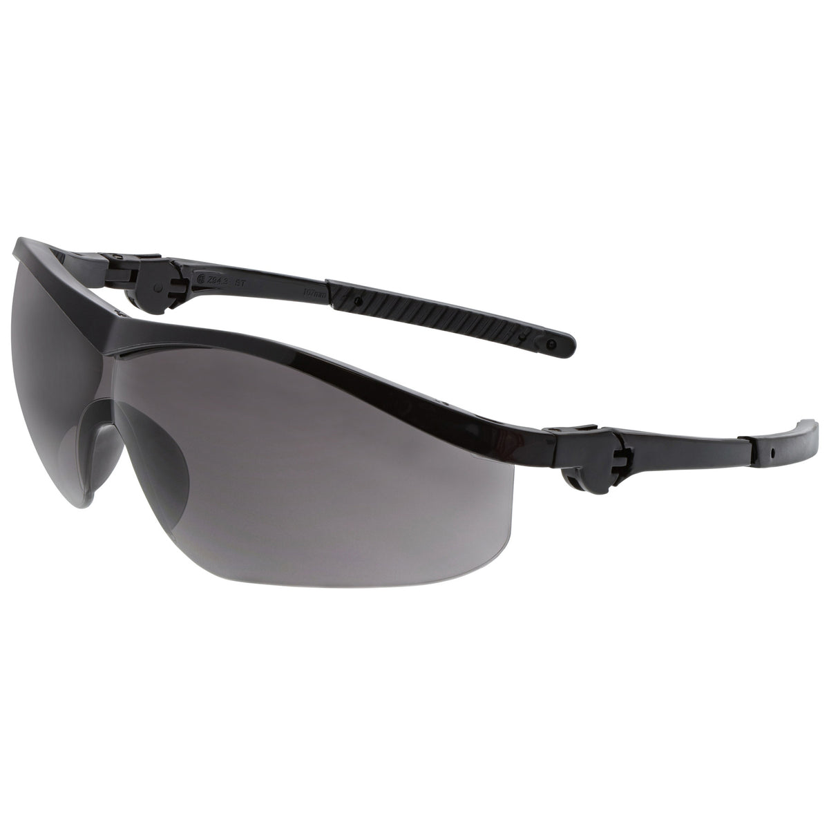 MCR Safety Storm Safety Glasses with Black Frame and Gray Lens