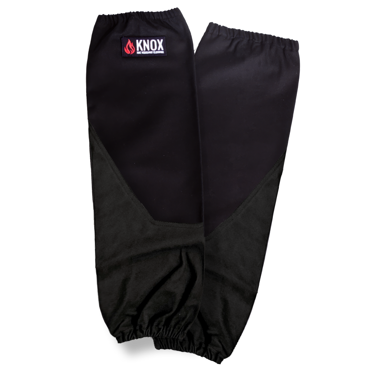 Knox Split Leather FR Welding Sleeves (Black)-sku-45643692900579-Safety Glasses USA-1