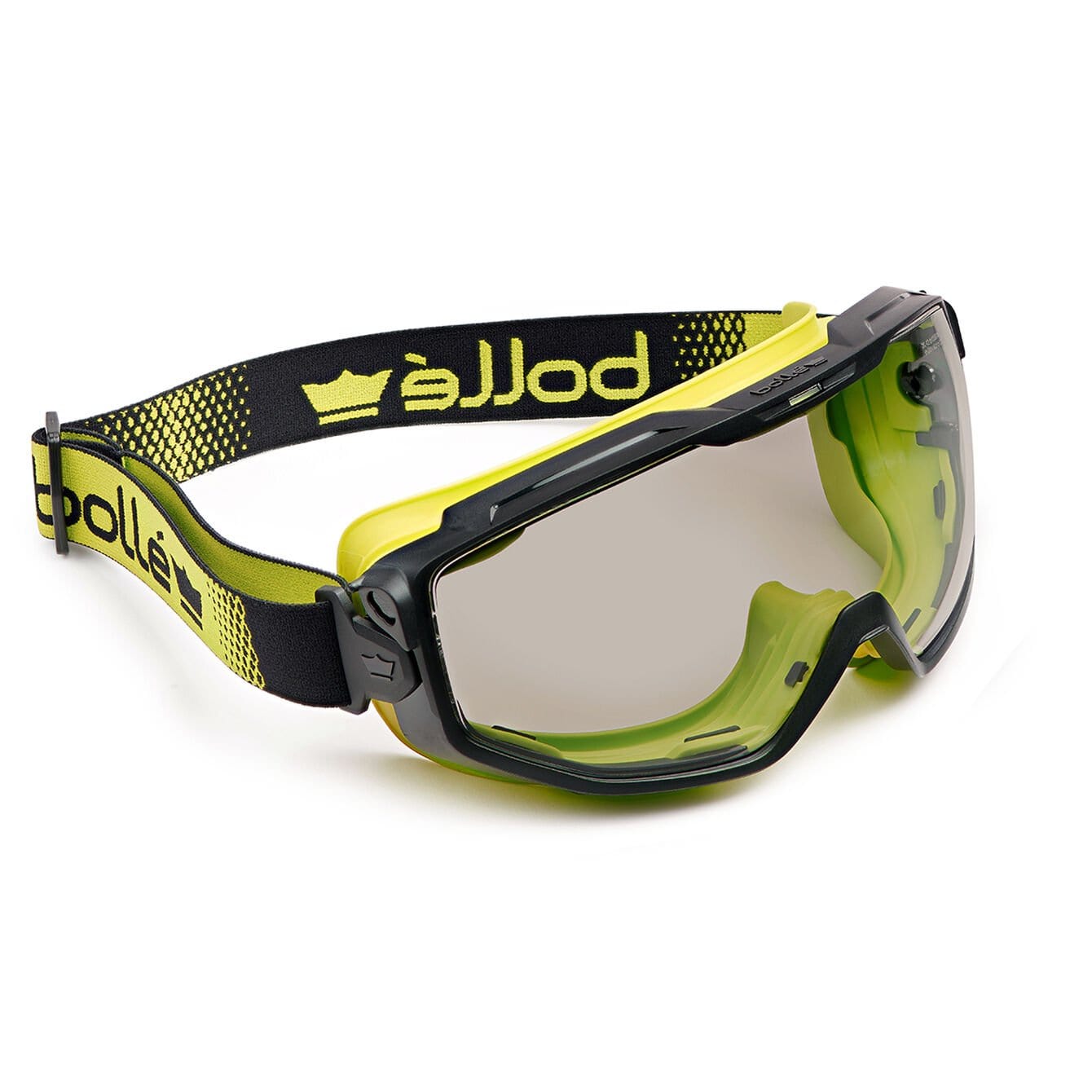 yellow safety goggles Bolle Universal Safety Goggles with Anti-Fog Lenses
