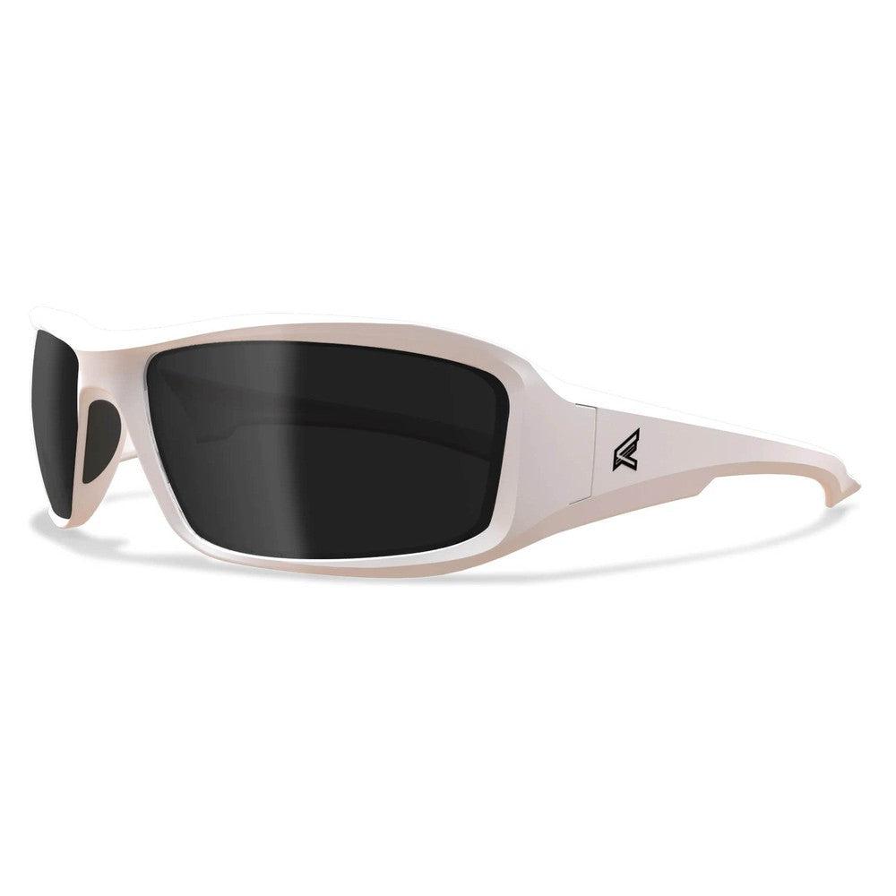 Edge Brazeau Designer Series with White Frame and Smoke Lens-XB146-Safety Glasses USA-1