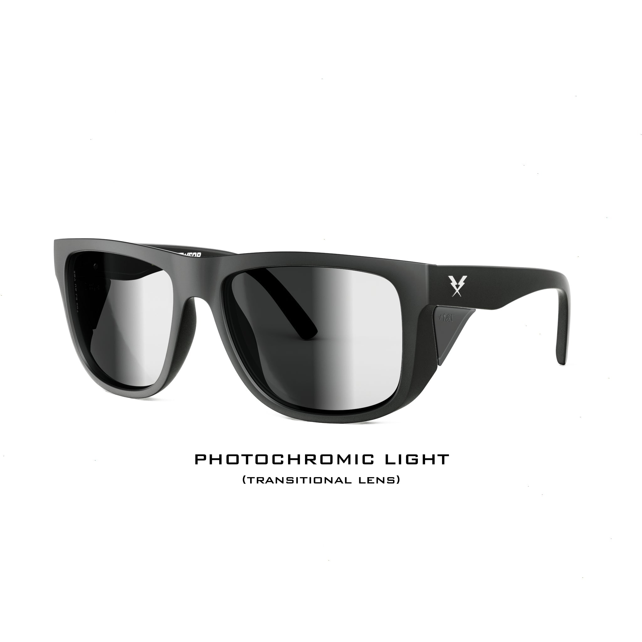 CO Eyewear A Phase Z87+ Safety Glasses with Matte Black Frame and Photochromic Lens-Safety Glasses USA-1