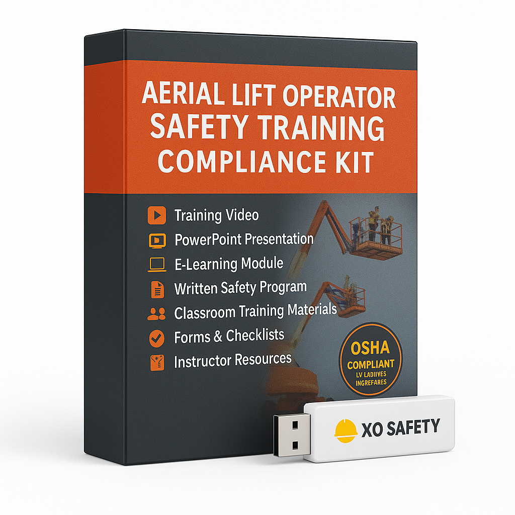XO Safety Aerial Lift Operator Training Video Compliance Kit