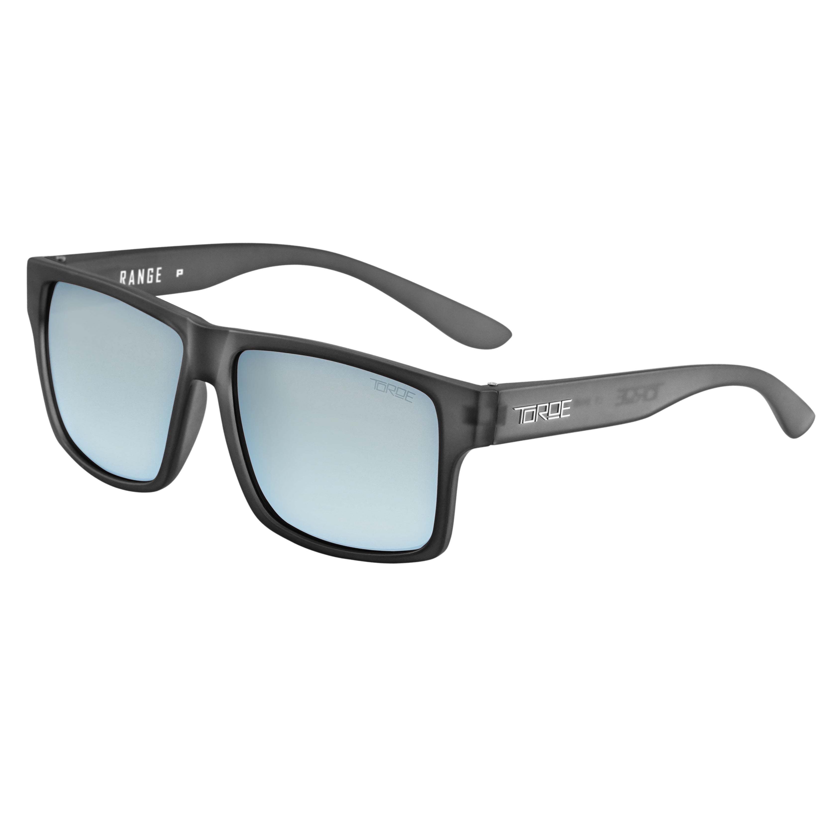 TOROE RANGE Exclusive Edition Polarized Sunglasses-RANGE-GRY-W(TE)-ALPBLU-Frost Gray / Alpine Blue Lens-3