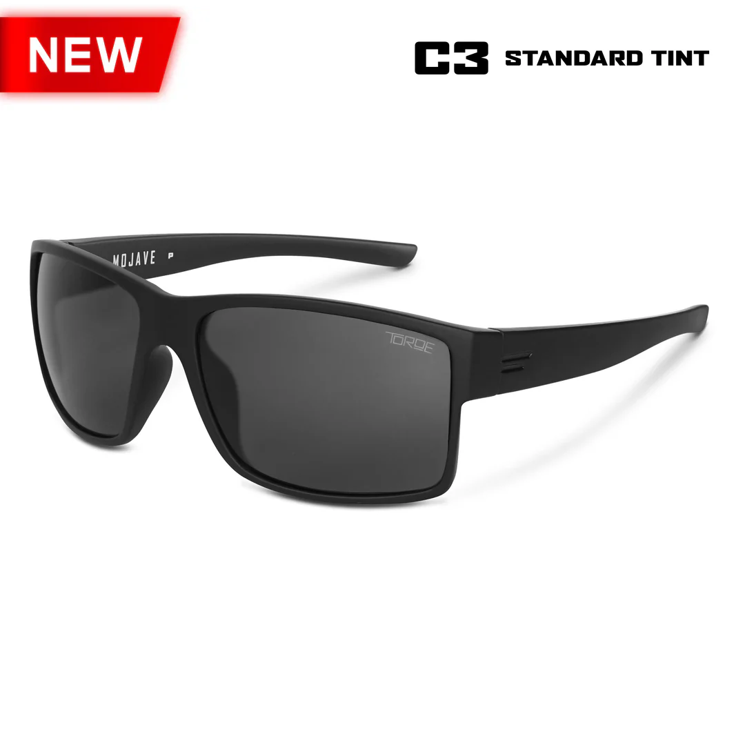 TOROE MOJAVE C3 Black Polarized Sunglasses