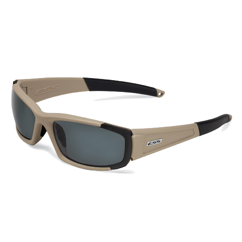 ESS CDI Ballistic Sunglasses Tan with Clear & Smoke Lenses ESS CDI Ballistic Sunglasses Tan with Clear & Smoke Lenses