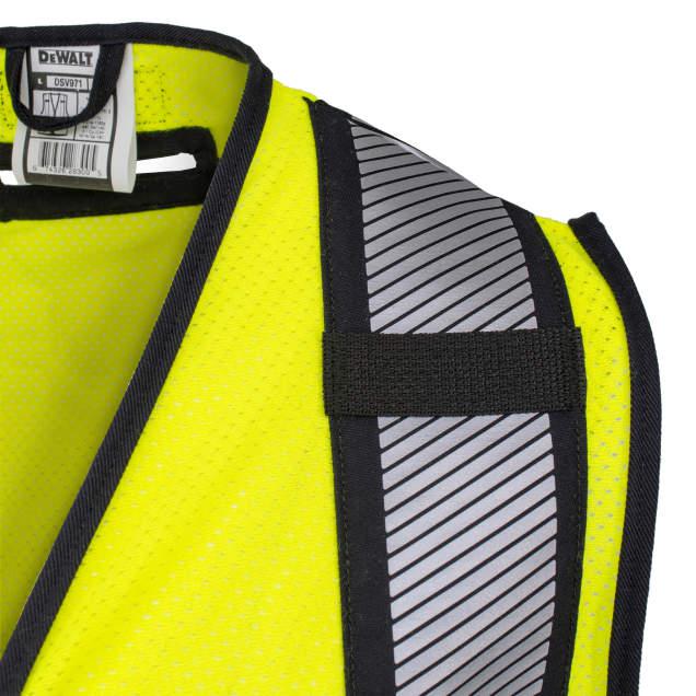 Dewalt DSV971 Type R Class 2 Modacrylic FR Mesh Safety Vest Mic Tab